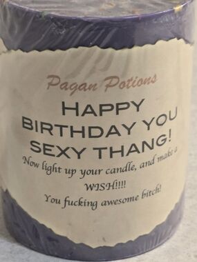 Pagan Potions Funny Birthday Candle